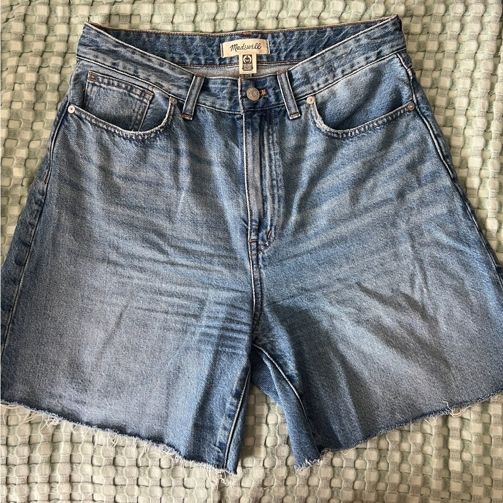 Madewell Curvy Baggy Jean Shorts